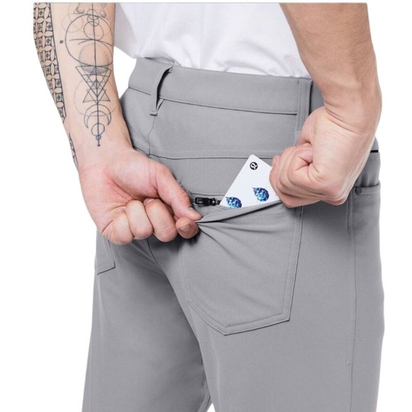 Lululemon Mens ABC Pants Classic Fit Gray Size 28 - Picture 3 of 11